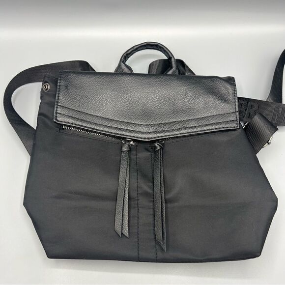 Botkier New York Black Mini Trigger Backpack Nylon Daypack Bag - Picture 7 of 7